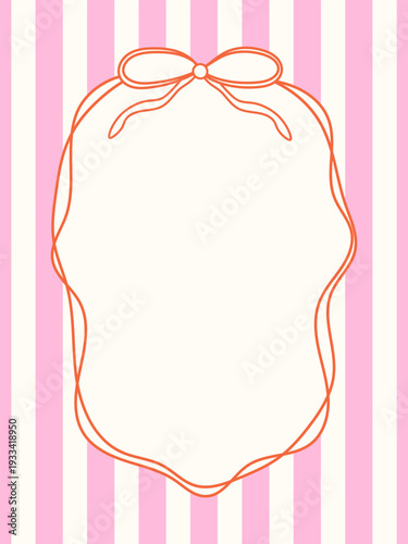 Vintage frames with hand-drawn lines, ribbons, and swirls. Colorful minimalist frames. Decorative elements, stamps