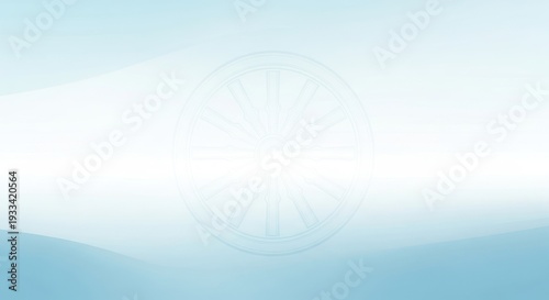 abstract blue background with wheel design