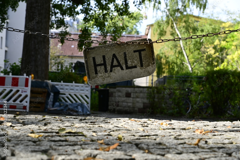 Obraz premium Halt