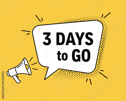 Countdown to event 3 days remaining