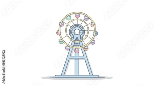 Video Carousel Ride Fun Icon