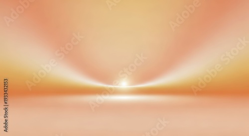Soft Orange Background with Bright Light