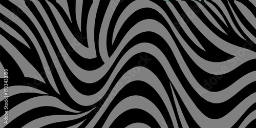A seamless wildlife design featuring the detailed black and white striped fur texture of a wild zebra skin pattern for a safari animal print wallpaper