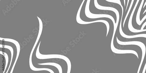 A black and white zebra skin pattern vector illustration featuring a stylized wild animal silhouette and a cute cartoon serpent tattoo design for a nature symbol art background