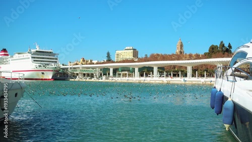 Wallpaper Mural Embankment in Malaga, Spain Torontodigital.ca