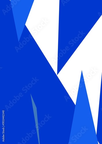 Triangle background blue abstract