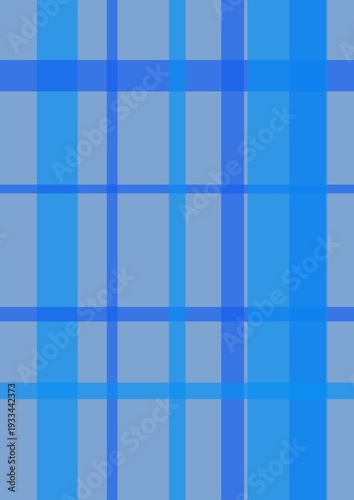 Contemporary Blue Geometric Check Pattern Wallpaper
