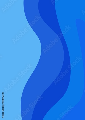 Elegant Blue Organic Flow Abstract Texture