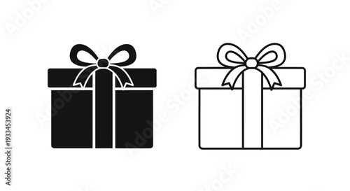 Gift boxes with ribbon Vector