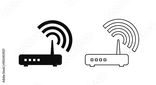Wireless network icons Vector