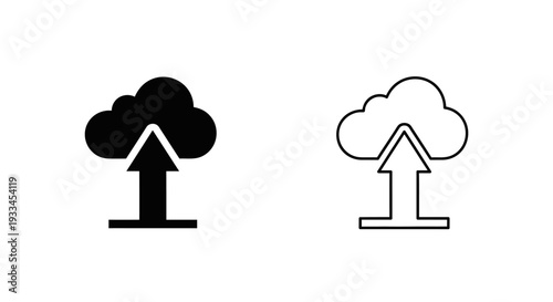 Cloud data transfer icon Vector