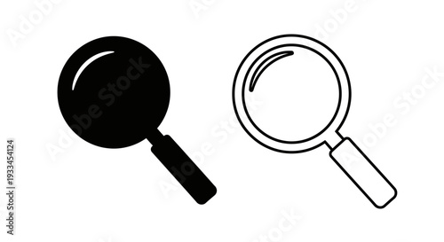 Magnifying glasses search Vector