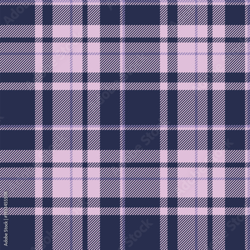 School plaid check background, artwork texture pattern seamless. Composition tartan vector textile fabric in light and blue colors.