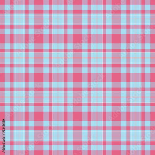 Fibrous pattern background textile, kind texture fabric vector. Masculine tartan seamless check plaid in pastel and light colors.