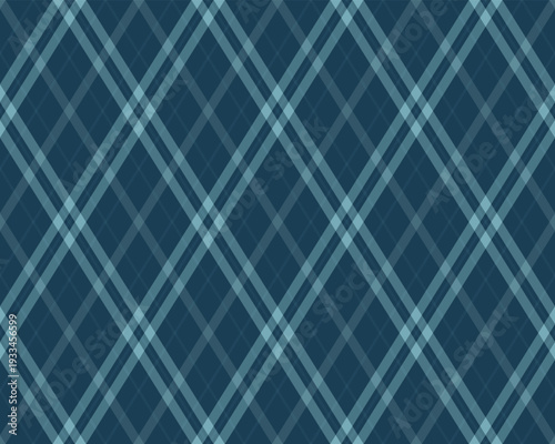 Argyle pattern of geometric rhombus. Harlequin check wallpaper design. Classic diamond shaped textile material for web background, print fabric clothing, sweater, wrapping paper, gift card, invitation