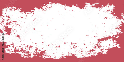 Distressed vintage parchment paper textures and white grunge frame on red background for antique graphic design projects