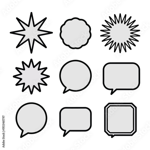 Geometric Shapes Collection: A vibrant compilation of diverse geometric shapes, each one exuding its own unique charm and visual appeal.