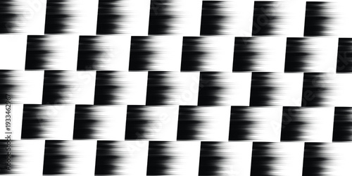 Geometric pattern design. Abstract fabrics texture. Black and white triangles background.