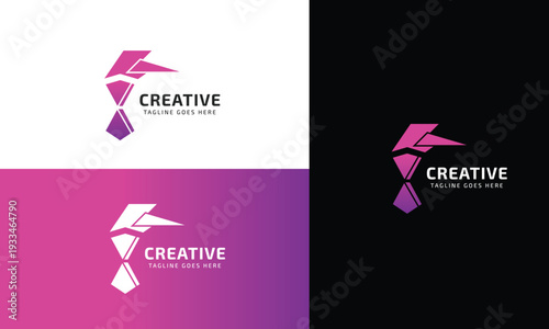 Creative Letter Logo Template layout