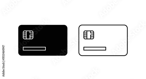 Credit card and debit card Vector
