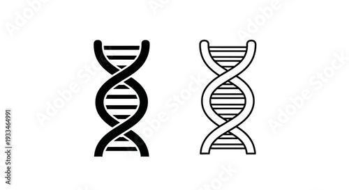 Dna double helix design Vector