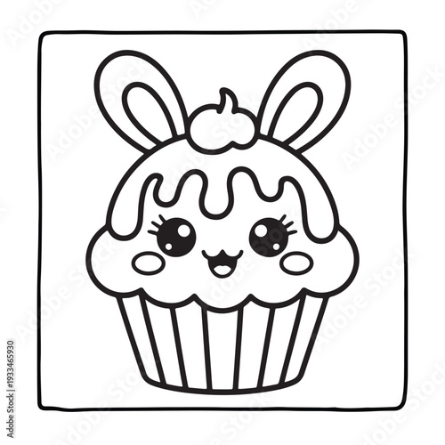 cute easter, BOLD and EASY COZY EASTER COLORING BOOK, bold and easy, victor art, line art, Coloring Pages, bold & easy cozy winter coloring book pages, cute line art