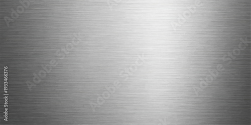 Metallic Texture: A sleek, brushed metal surface, reflecting light to create a gradient effect, a versatile background for various design applications.