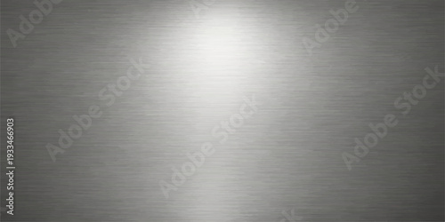 Brushed Metal: Reflective metal texture with soft light illuminating, perfect for industrial, modern or minimalist designs.