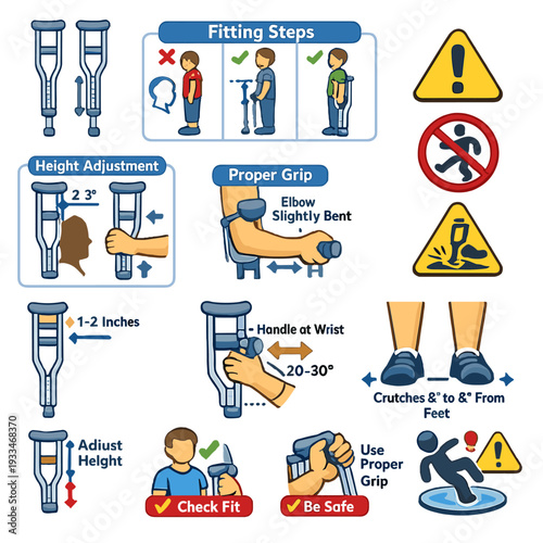 Crutch safety guide: proper fitting and usage for optimal mobility
