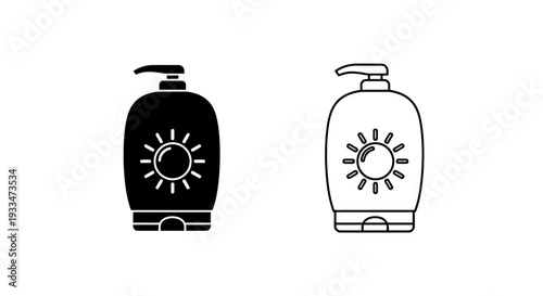 Hand sanitizer bottle Vector