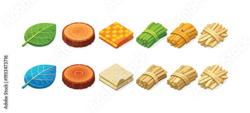 Farming, agriculture 3d icon set. tools, nature, harvest icons 3d collection