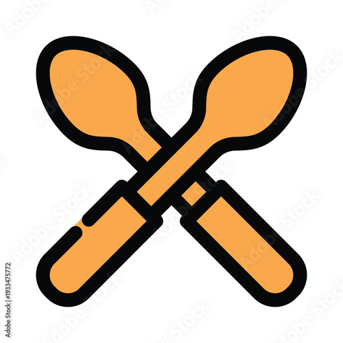 Spoon icon design template