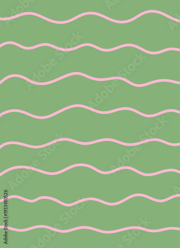 Wave Line Hand Drawn Background