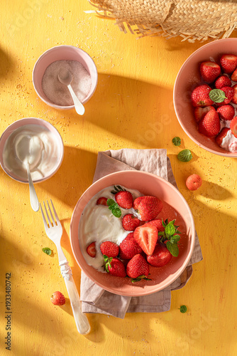 Tasty and sweet strawberrie...
