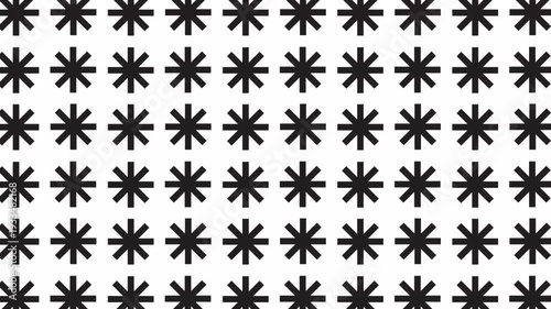 Clean and modern motion graphic featuring a seamless pattern loop of star in a Memphis style