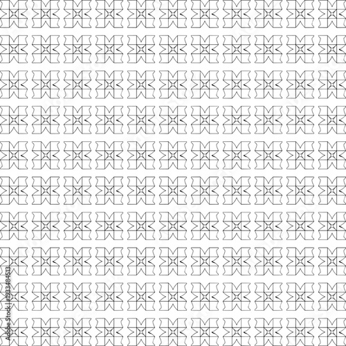 abstract geometric tile pattern seamless linear star vector background
