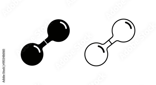 Molecular bond illustration Vector