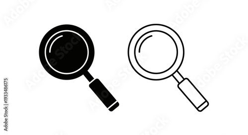Magnifying glasses icon Vector