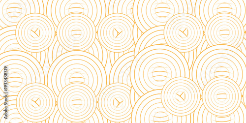 Abstract spaghetti background, colored lines and patterns, orange and white colors, vector illustration modern.