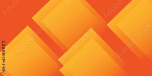 Abstract orange and yellow geometric background. Modern concept for graphic design, background, web design, poster, banner, book, slideshow. Vector illustration