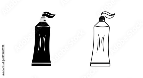 Shaving cream bottles Vector