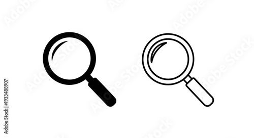 Magnifying glasses search Vector
