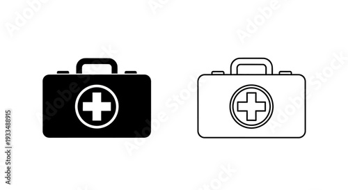 Medical first aid kit Vector