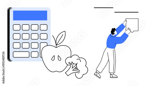 Healthy lifestyle concept. Healthy choices thumbs up balanced nutrition and active routines support wellness. Healthy habits improve overall well-being and productivity. For wellness, fitness