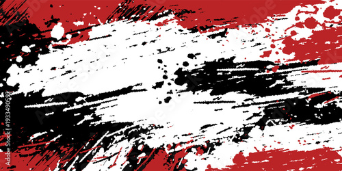 black white and red grunge texture background eps 10