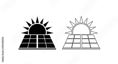 Solar energy concept Vector