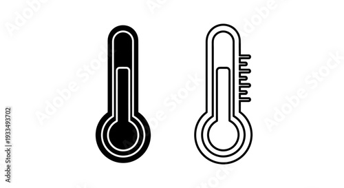 Thermometer temperature Vector