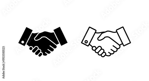 Handshake agreement icon Vector
