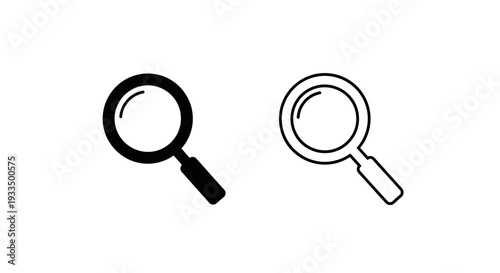Magnifying glasses search Vector