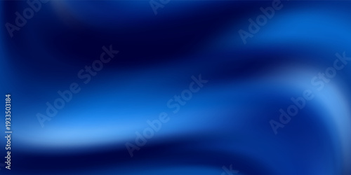 Luxurious Deep Blue Silk Fabric Wave Texture Background